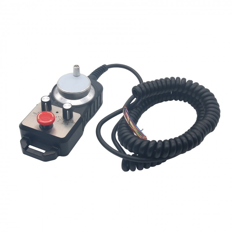 Universal 5V 100PPR CNC 4 Axis MPG Pendant Handwheel+Emergency Stop For Siemens 