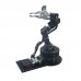 Metal Alloy 6 DOF Robot Arm Clamp Claw & Swivel Stand Mount Kit w/ 6pcs MG996R Servo for Arduino 