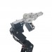 Aluminium 6 DOF Robotic Arm Clamp Claw &6pcs MG996R Servos & 32CH Controller Full Set for Arduino-Black