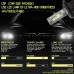 H4 9003 HB2 CSP LED Headlight Conversion Kit 600W 72000LM Hi/Lo Bulb 6500K White