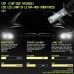 CSP Chips 6500K White H7 Car Headlight Bulb Kits H7 Led 50W 8000lm Fan-less Single Beam 2x Lamps