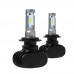 CSP Chips 6500K White H7 Car Headlight Bulb Kits H7 Led 50W 8000lm Fan-less Single Beam 2x Lamps