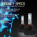 9005 Led Car Bulbs 6500K White CSP Chips 50W LED Headlight Kits Single Beam Fog Lamps  