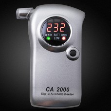 CA2000 Alcohol Wine Tester Meter Detector Drunkometer Breathalyzer Blowing Breath Checker