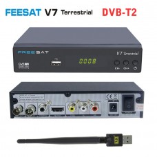 Freesat V7 Terrestrial DVB T2 Terrestrial TV Receiver DVB-T2 HD Digital Terrestrial Recept