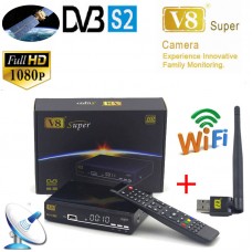 HD Freesat V8 Super DVB-S2 Digital Satellite Receiver Full 1080P With USB Wifi 