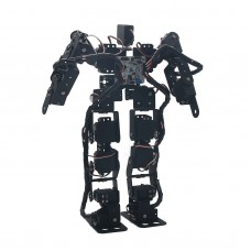 17DOF Biped Robotic Educational Robot Humanoid Robot Kit Servo Bracket Ball Bearing Black