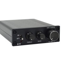 ZHILAI K7 HIFI TDA7498 T-AMP Analog Signal Digital Terble Bass Adjustment Amplifier High Power 2X70W Black