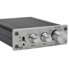 ZHILAI K7 HIFI TDA7498 T-AMP Analog Signal Digital Terble Bass Adjustment Amplifier High Power 2X70W Silver