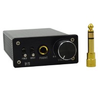 ZL H9 DC 24V Digital HIFI Earphone Amplifier Headphone Amp TPA6120A2 Chip + Adapter Plug + Power Supply Two Audio Input