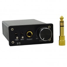 ZL H9 DC 24V Digital HIFI Earphone Amplifier Headphone Amp TPA6120A2 Chip + Adapter Plug + Power Supply Two Audio Input