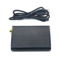 ZHI LAI T8 Computer USB Decoder DAC Sound Card 24Bit 96KHz USB to Coaxial Optical Fiber Analog Black