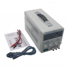 New Adjustable Regulated DC Power Supply Output 30V 10A Variable Dual Display