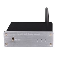 ZL D3 HIFI Bluetooth Audio Receiver Converter Optical Fiber Coaxial Analog Signal Output Silver