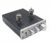 ZL M2 HIFI Digital Audio Preamp 6J1 Valve Tube Preamplifier Dual Channel Treble Bass with Power Adapter Silver