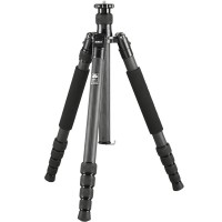 SIRUI N2205x+k-20x Carbon Fiber Folded Tripod 5 Sections Portable Camera Monopod