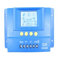 Y-Solar G30 30A PWM Solar Charge Controller Battery Regulator Backlight LCD USB