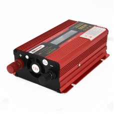 600W Car LED Power Inverter Converter DC 12V To AC 220V LCD Diplay