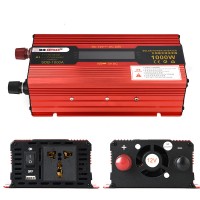 1000W Car LED Power Inverter Converter DC 12V To AC 110V LCD Diplay General Socket