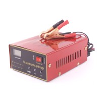 12V/24V 100AH Car Automatic Intelligent Battery Charger Motorcycle Lead Acid Rechargeable XW-20 6AH-105AH