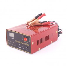 12V/24V 100AH Car Automatic Intelligent Battery Charger Motorcycle Lead Acid Rechargeable XW-20 6AH-105AH