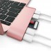 Type-C USB3.0 HUB Adapter 6 In 1 Comb HUB USB C Charging SD Micro SD Card Reader for Macbook Pro Data Transfer