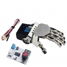 LewanSoul Hand-made Robotic Hand 5 Finger with Digital Servo and Servo Tester Left