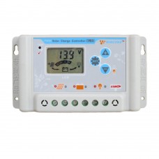 30A PWM Solar Charge Controller 12V 24V USB LCD Display Adjustable Parameter for Li Li-ion Lithium LiFePO4 Batteries