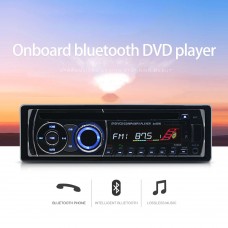 Onboard Bluetooth CD DVD Player Stere 12V FM Radio 8169A with FM Tuner AUX USB Charger