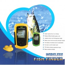 Lucky Wireless Sonar Fish Fishing Finder Portable Alarm 40M/130FT Depth Ocean River