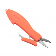 Fish Shape Push Plastic Cover Handy Scissors Fishing Line Cutter