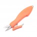 Fish Shape Push Plastic Cover Handy Scissors Fishing Line Cutter