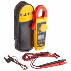 Fluke 325 40/400A AC/DC 600V AC/DC TRMS Clamp Meter w/ Frequency Temp Measurements