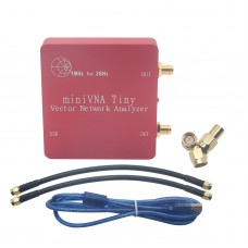 VNA 1M-3GHz Vector Network Analyzer MiniVNA Tiny+ VHF/UHF/NFC/RFID RF Antenna Analyzer Signal Generator SWR/S-Parameter/Smith