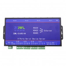 4 Serial Port Server RS232/RS485/RS422 to Network /Modbus TCP to RTU