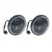 2PCS 7" RGB LED Headlight Bluetooth Halo DRL H/L Beam for Jeep JK 07-16 Wrangler