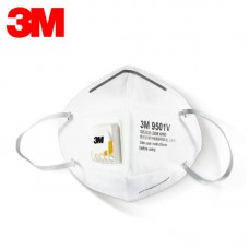 3M 9501V PM2.5 Particulate Respirator Breathing White Face Mask Smog-proof 10PCS