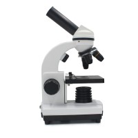 Biological Microscope 40-640X DC Power Battery Students Educational Science Portable Handheld Monocular Microscope