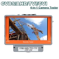 4 in 1 Wrist 5" CVBS/AHD/TVI/CVI CCTV Camera Test Display Monitor Tester Audio Kit