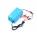 12V 6A Car Minibus Intelligent Battery Charger 20-60AH Repair 50-60Hz Blue Green