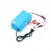 12V 6A Car Minibus Intelligent Battery Charger 20-60AH Repair 50-60Hz Blue Green