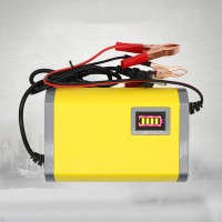 12V 6A Car Motorcycle Intelligent Repair Battery Charger Automatical Yellow 