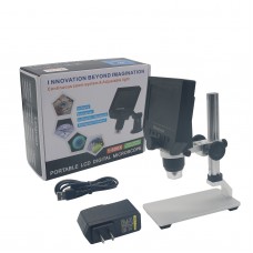 Portable LED Digital Microscope 4.3" LCD 3.6MP OLED G600 1-600X Magnification