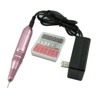 Mini Electric Nail Polisher Sander Polish Grinding Drill Nail Art Manicure Tool Pink