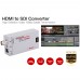 Mini 3g HDMI to SDI Converter Full HD 1080P HDMI to SDI Adapter Video Converter with Power Adapter for Driving HDMI Monitors