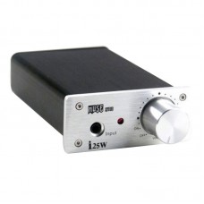 i25W-25 2x25W Mini Digital Power Amplifier HiFi MP3 2.0 with Power Adapter