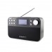Freesat DR-103 Digital Radio Receiver 2.4" Black White Display Receptor Support DAB+/FM RDS Wavebands Radio