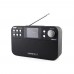 Freesat DR-103b Portable Digital Radio Receiver 2.4" LCD Color Display Receptor Support DAB+/FM/+BT 