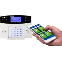 CS85A GSM-LCD Wireless 433 Smart Security Home House Anti-theft Burglar Alarm Panel