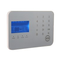CS6 LCD GSM+PSTN Dual Network Anti-theft Alarm VoiceTouch Smart  Home Security 